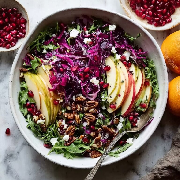 Winter Salad with Tangy Homemade Vinaigrette Recipe