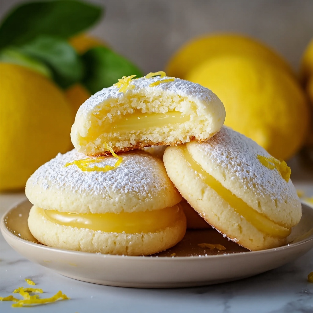 Stuffed Lemon Cookies Recipe - Recipe Image