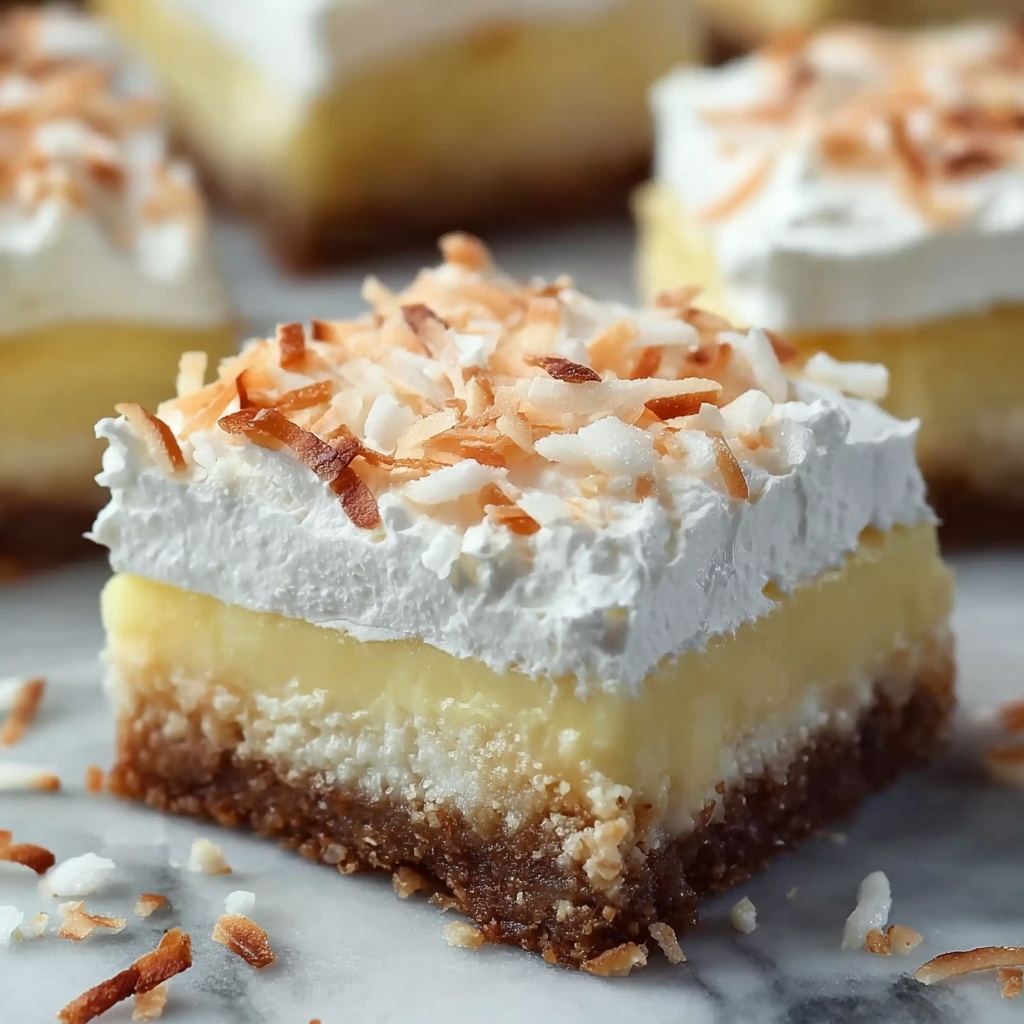 Coconut Cream Bars Recipe - Recipe Image