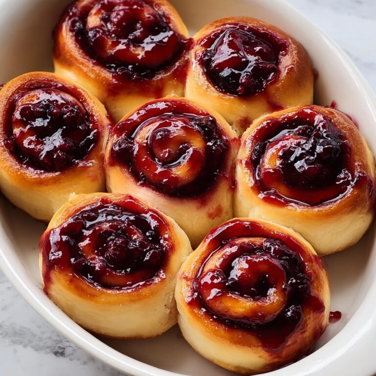 Cherry Cinnamon Rolls with Homemade Cherry Filling and Cream Cheese Frosting Recipe