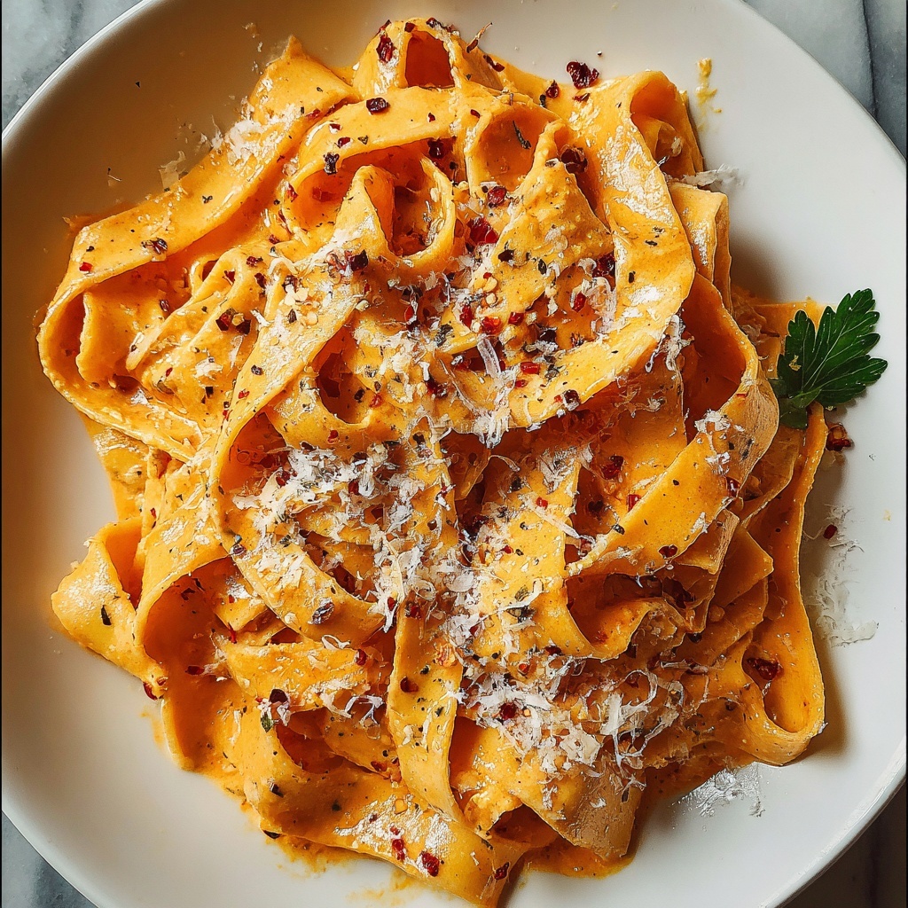 Creamy Chili Oil Pasta Recipe - Recipe Image