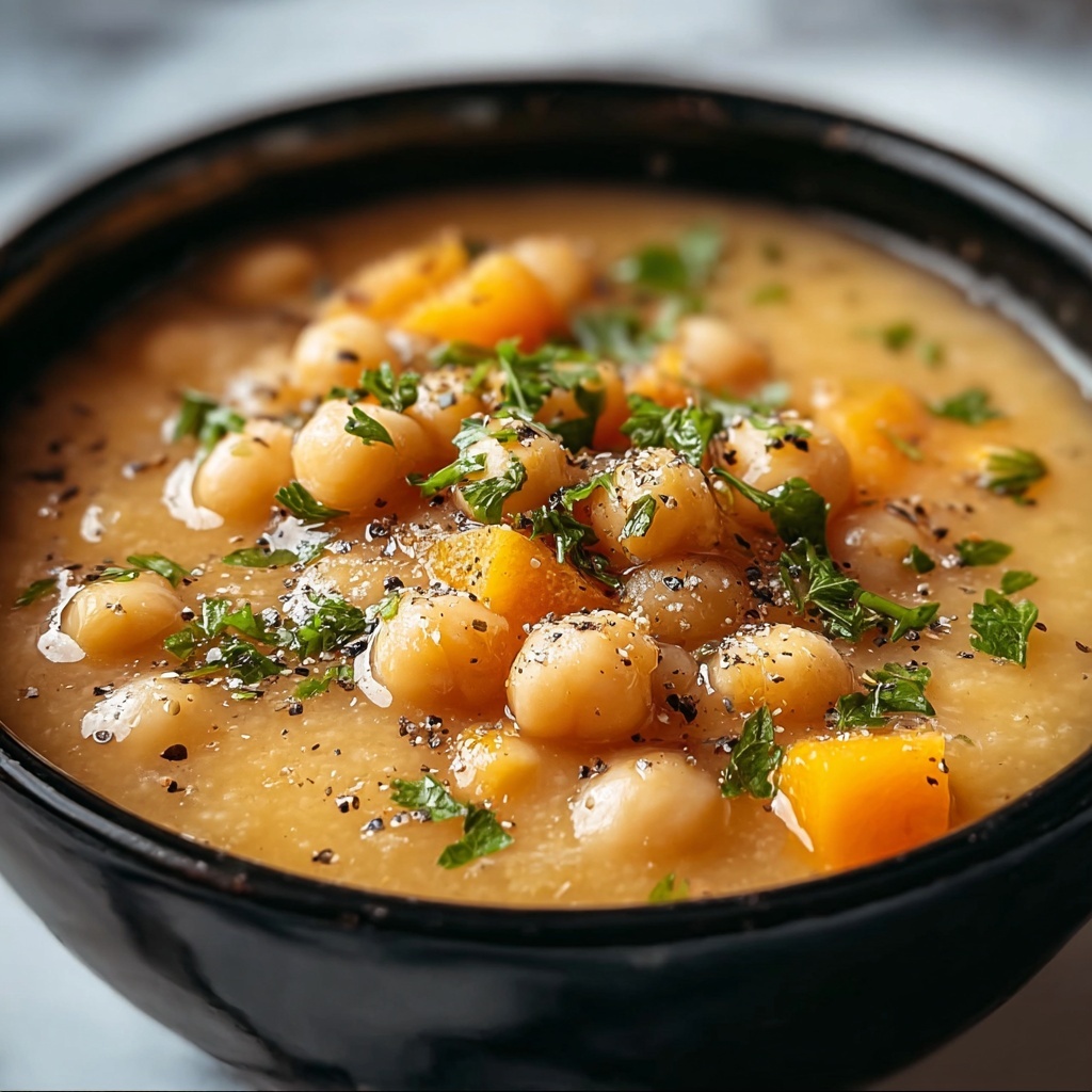 Chickpea and White Bean Soup Recipe - Recipe Image