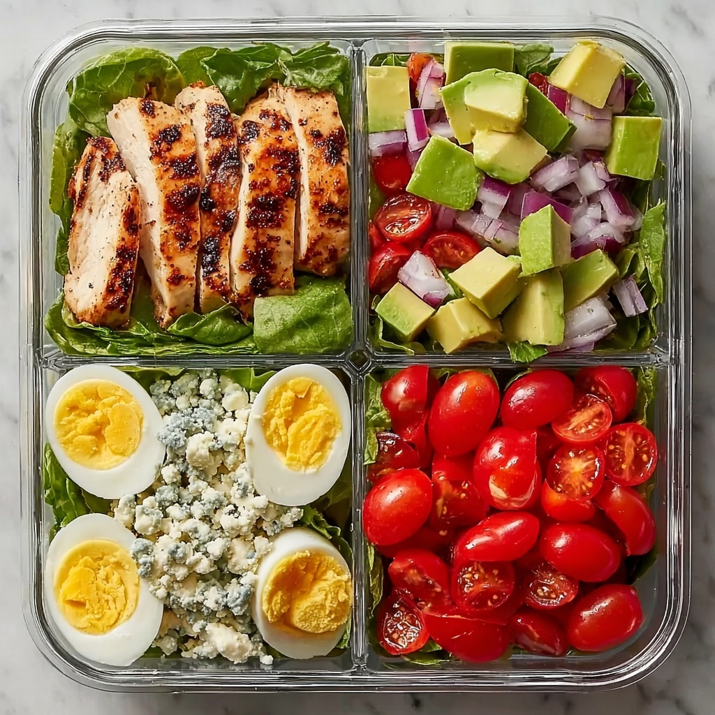 Easy Cobb Salad Meal Prep Recipe - Recipe Image