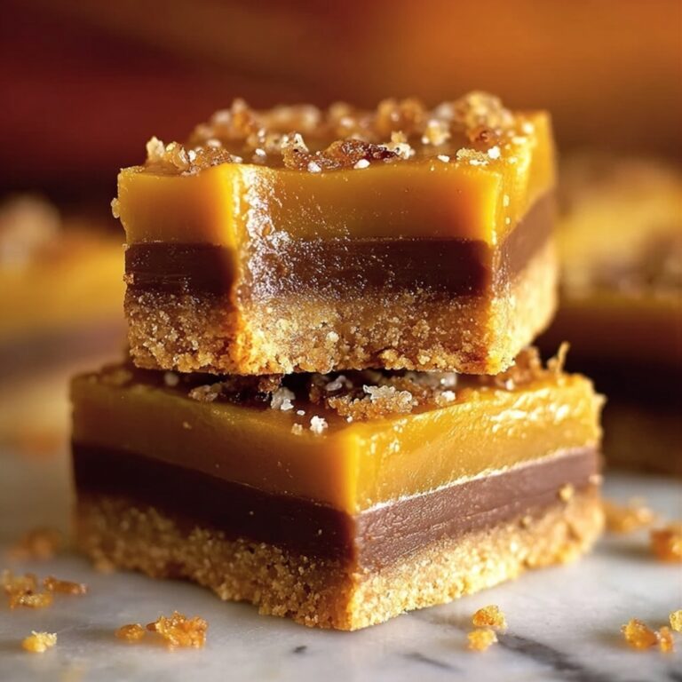 Gooey Caramel Coffee Bars Recipe