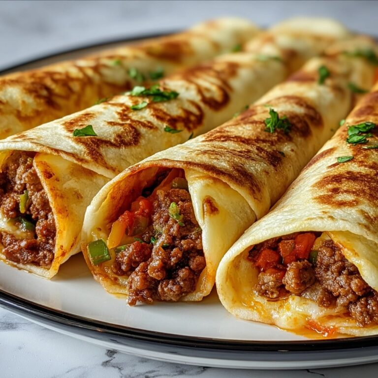 Ground Beef Tortilla Wraps Recipe