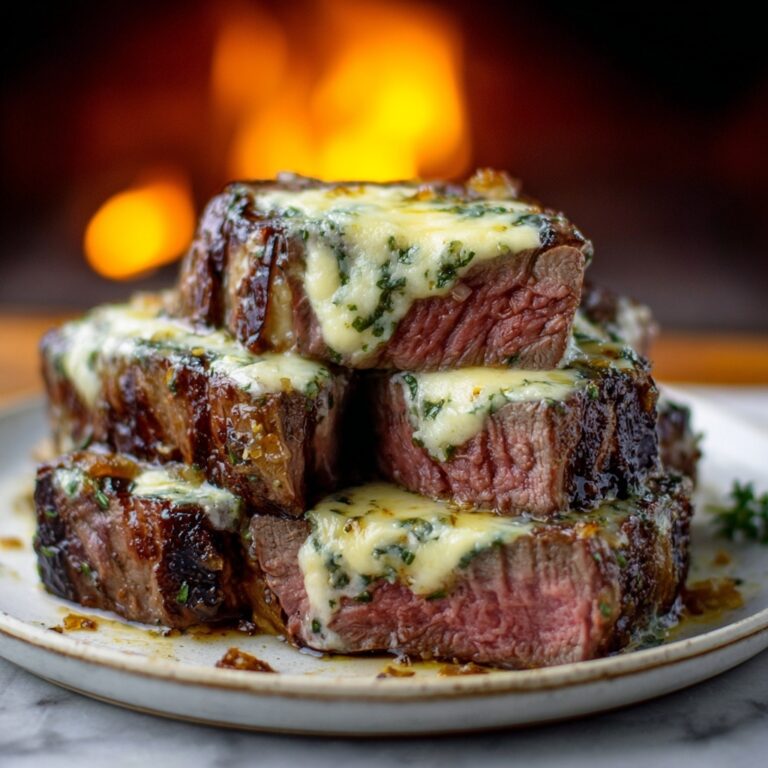 French Onion Steak Pinwheels Recipe