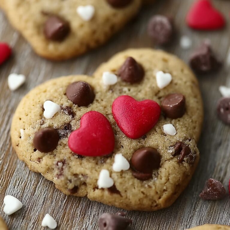 Chocolate Chip Cookie Dough Hearts Recipe