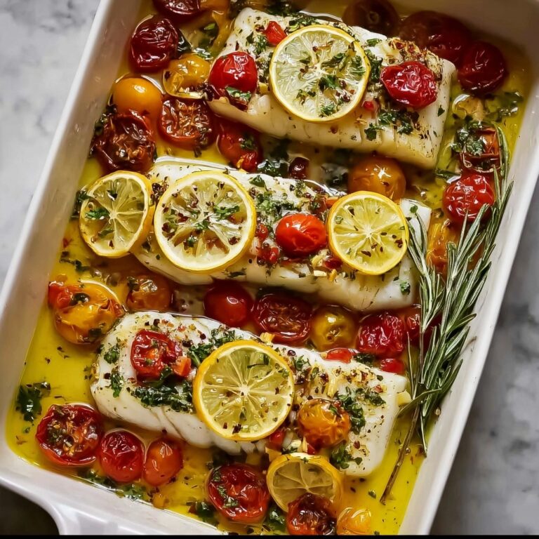 Easy Mediterranean Baked Fish Recipe