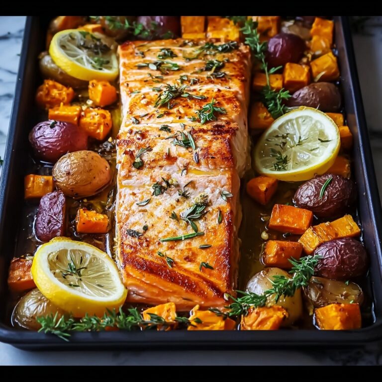 Easy Salmon Traybake Recipe
