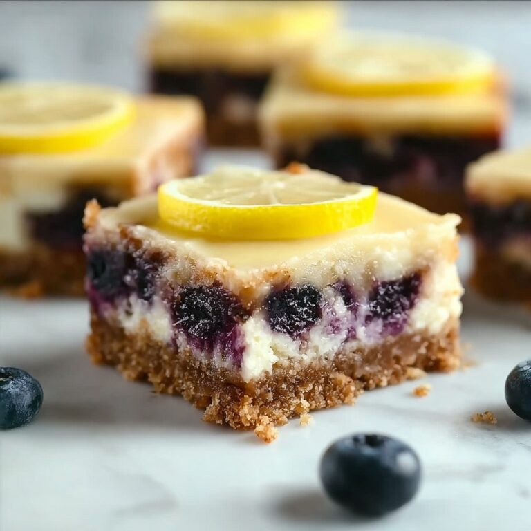 Blueberry Lemon Blondies Recipe