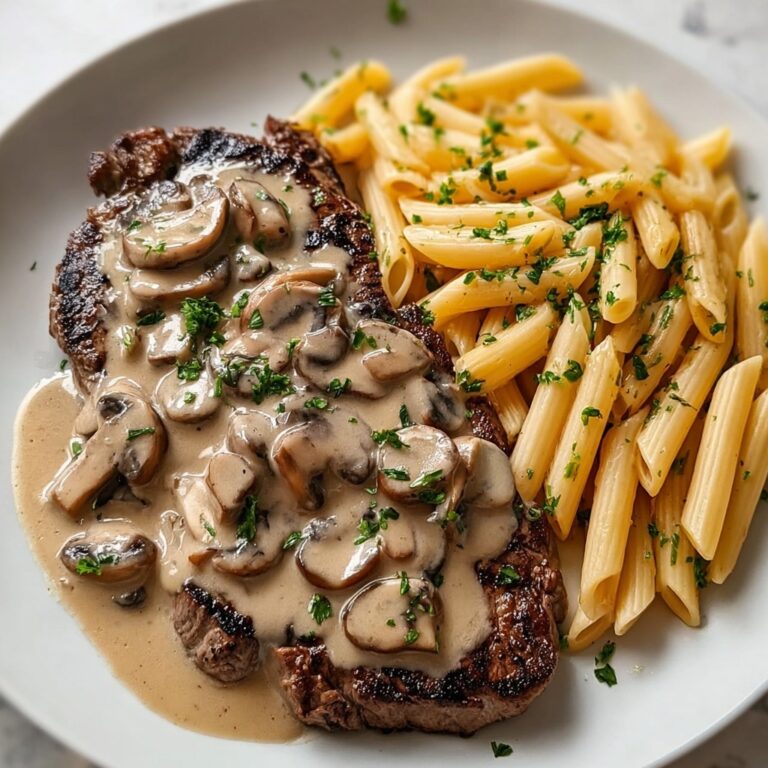 Creamy Mushroom Sauce for Steak Recipe