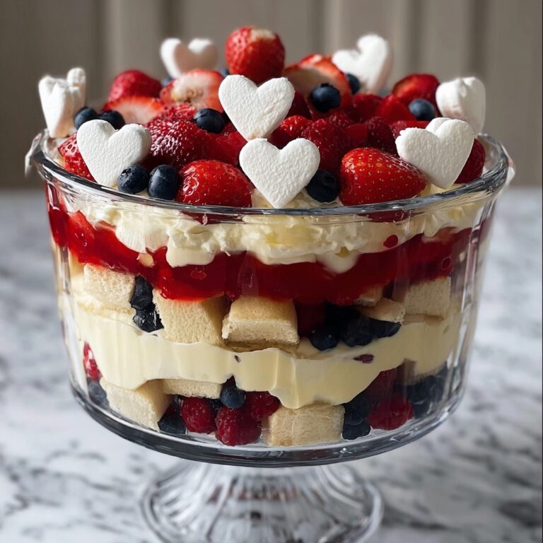 All-American Strawberry and Blueberry Trifle Recipe