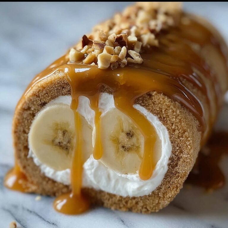 Banana Caramel Roulade Recipe
