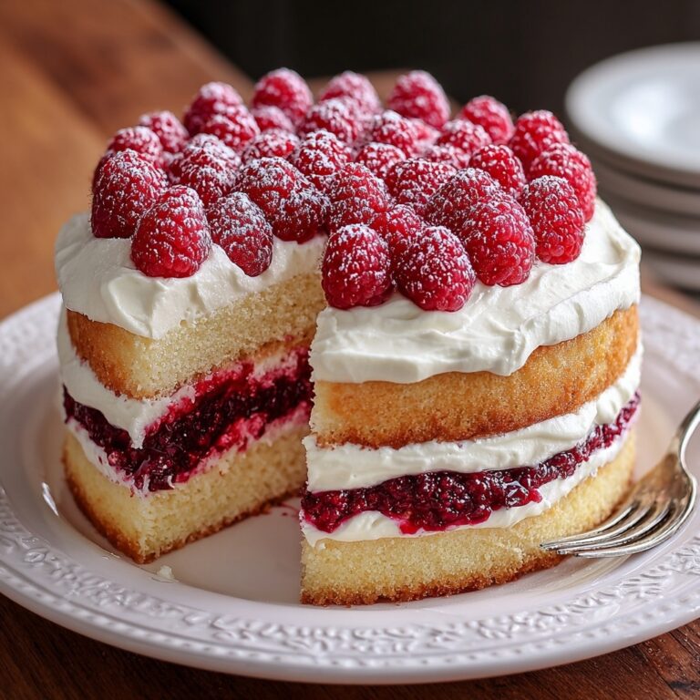 Irresistible White Chocolate Raspberry Cake Recipe