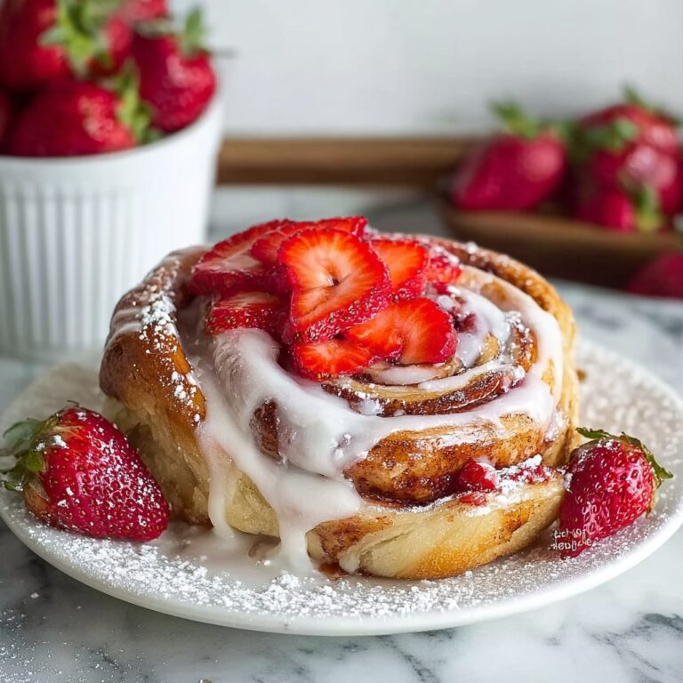 Fluffy Strawberry Cinnamon Rolls Recipe