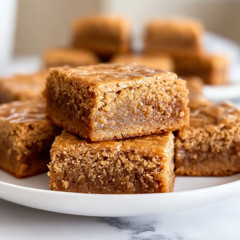 Vegan Cinnamon Chickpea Blondies Recipe