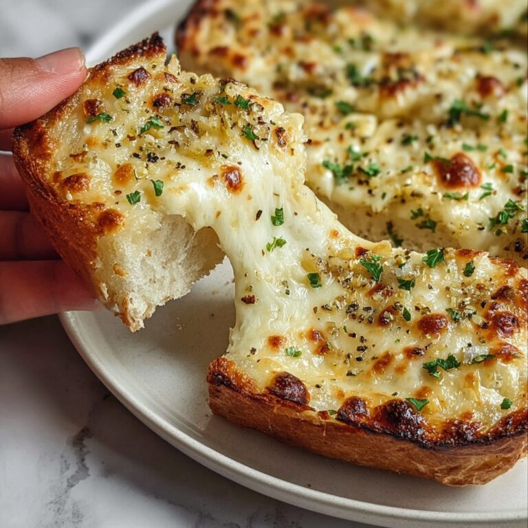 Baked Garlic Bread Dip Recipe