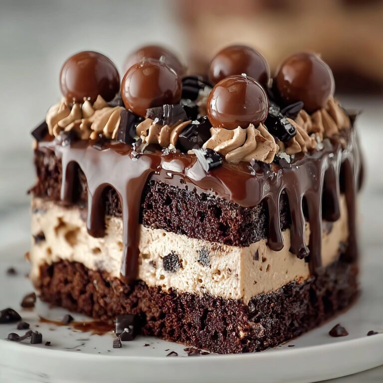 Cookie Dough Brownie Cake Recipe