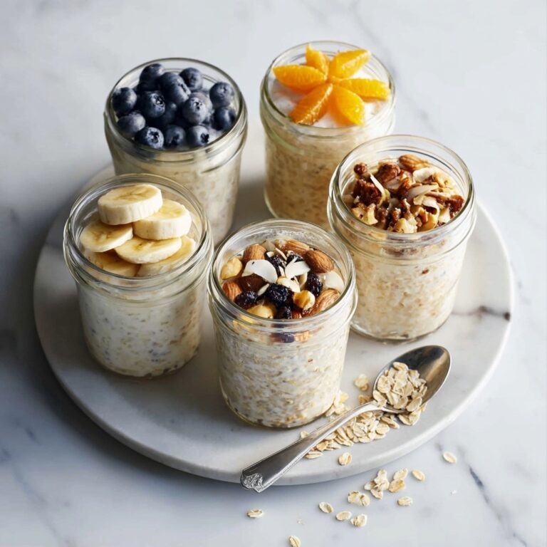 Creamy Overnight Blueberry Banana Oats Recipe