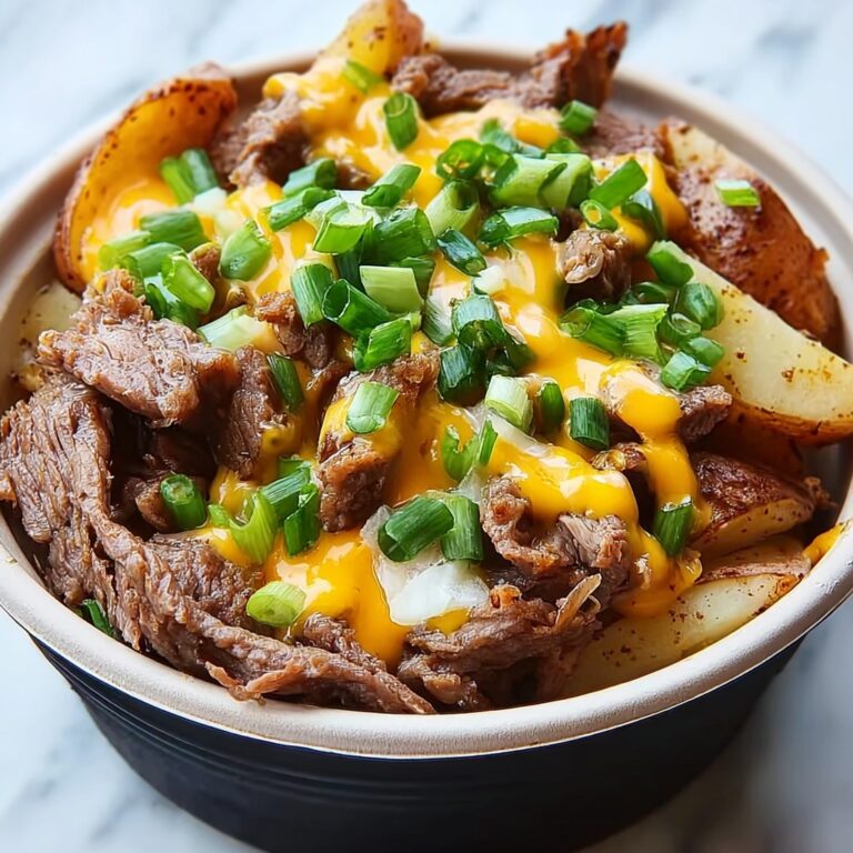 Crockpot Loaded Steak and Potato Bake Recipe