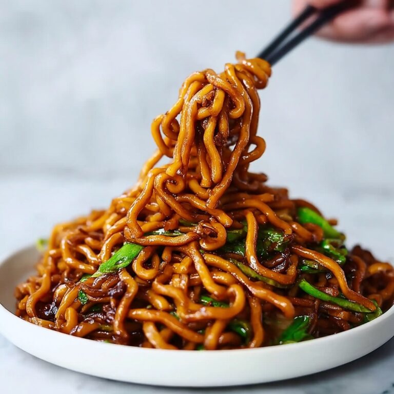 Soy Sauce Pan-Fried Noodles Recipe
