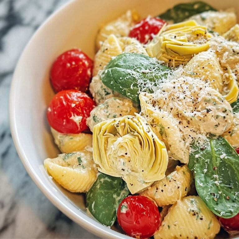 Artichoke & Spinach Pasta Salad Recipe