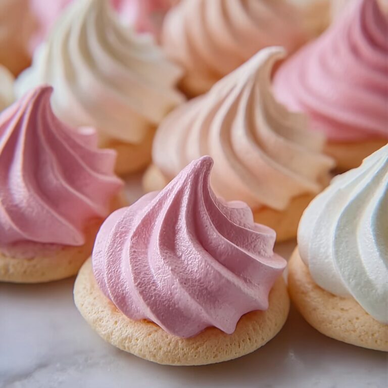 Pastel Meringue Cookies Recipe