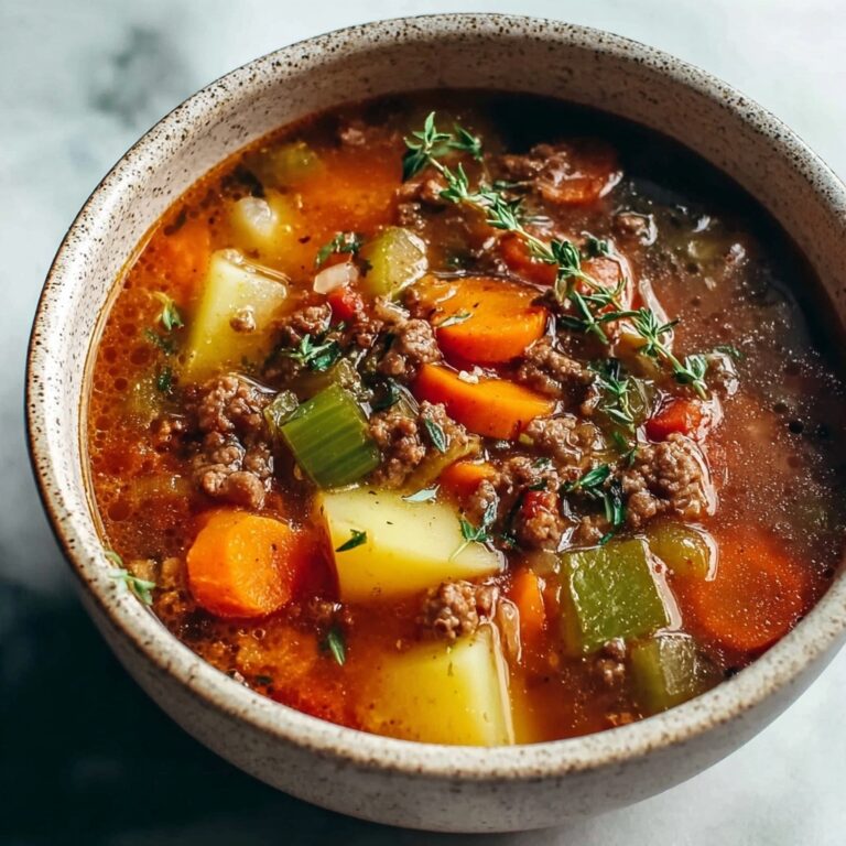 Easy Vegetable Beef Soup Recipe