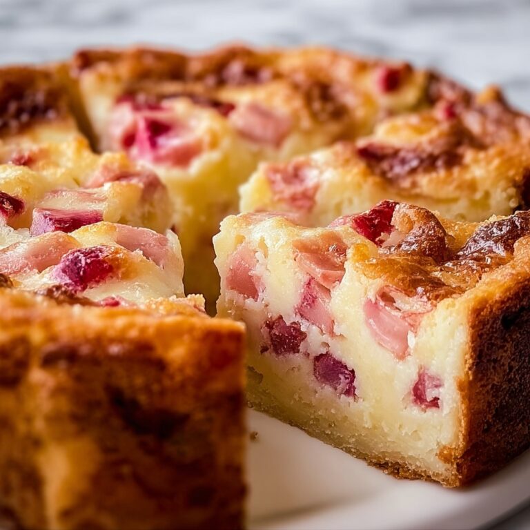 Norwegian Rhubarb Cake Recipe