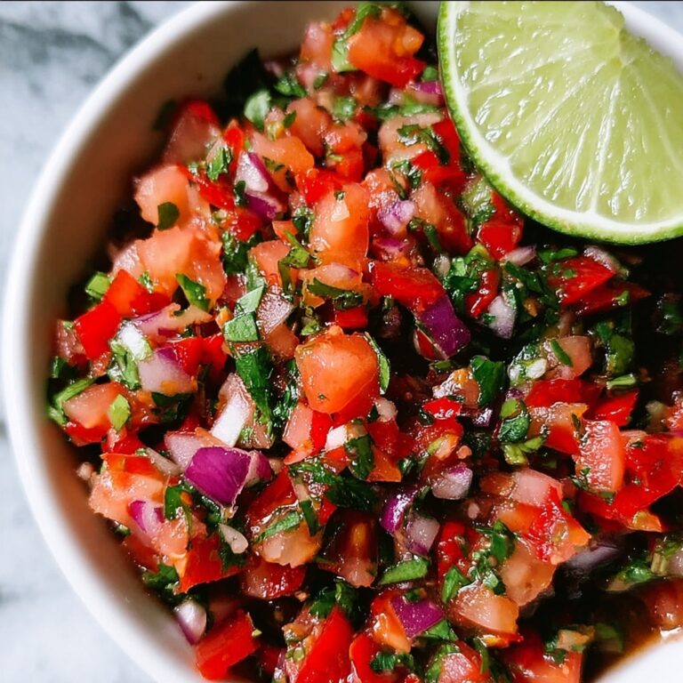 Fresh Tomato Salsa with Cilantro and Lime Recipe