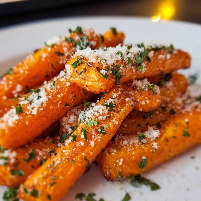 Parmesan Garlic Roasted Carrots Recipe