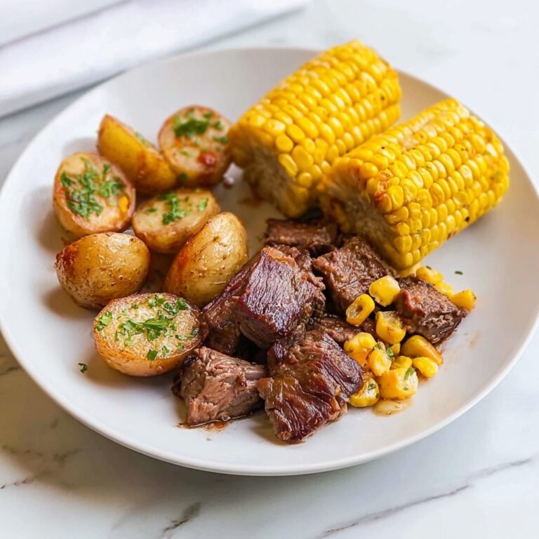 Slow Cooker Steak with Potatoes and Corn Recipe