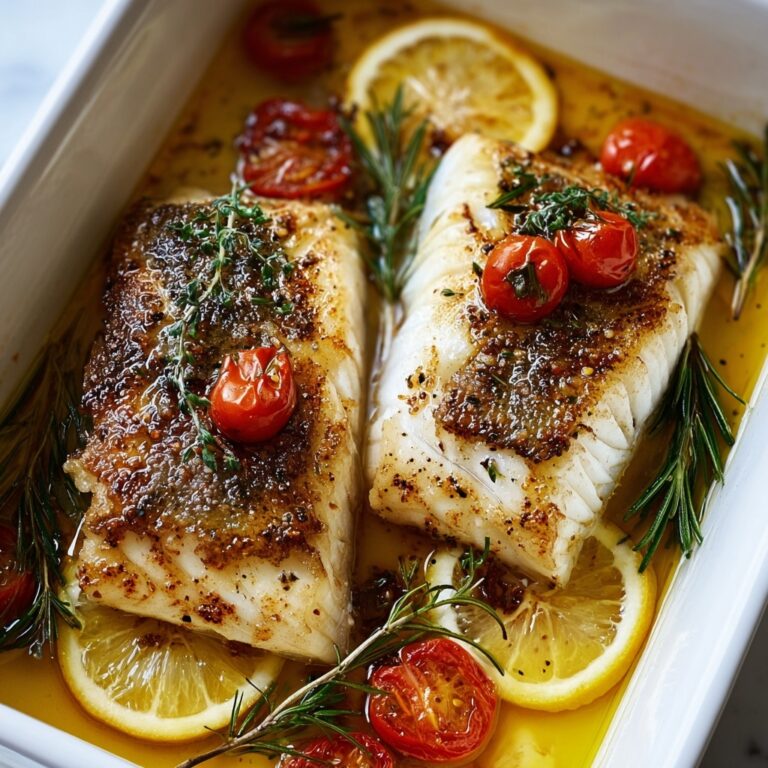 Mediterranean Baked Fish Recipe