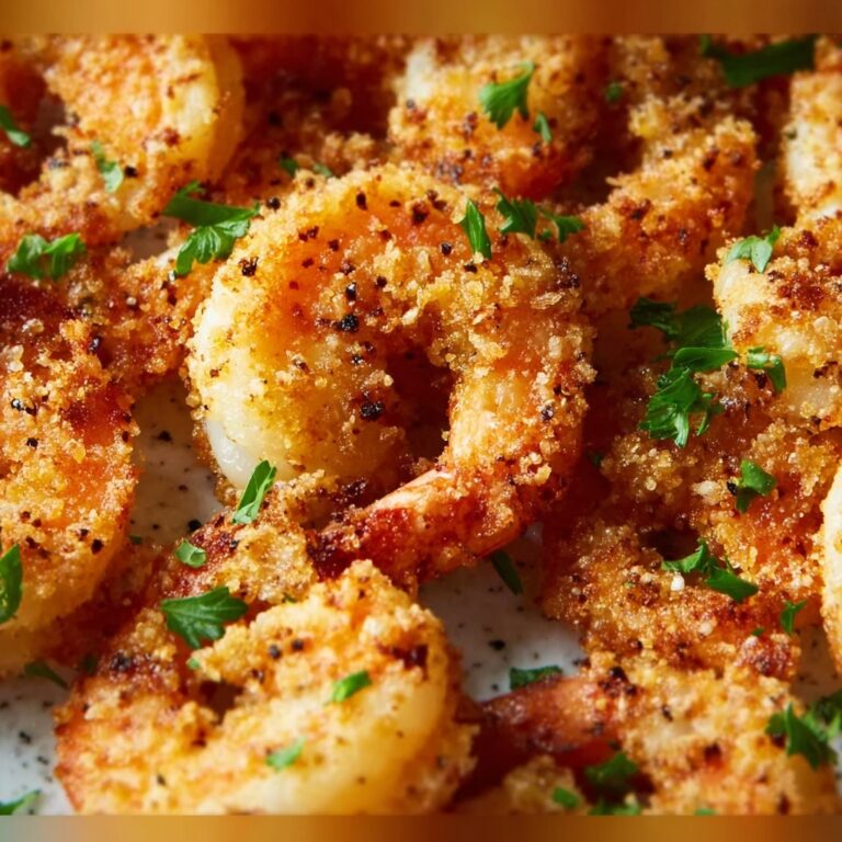 Crispy Baked Shrimp with Spicy Lime Sriracha Dipping Sauce Recipe