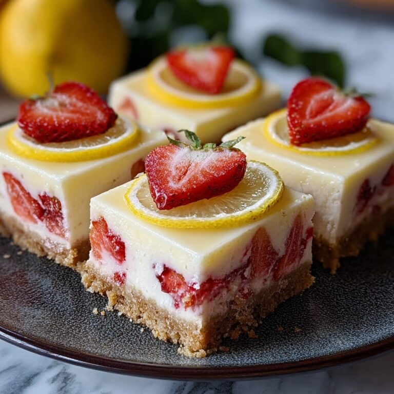 Strawberry Lemonade Cheesecake Bars Recipe