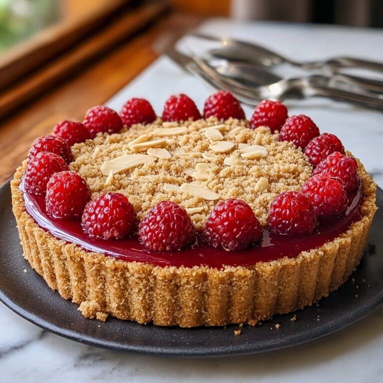 Raspberry Almond Streusel Tart Recipe