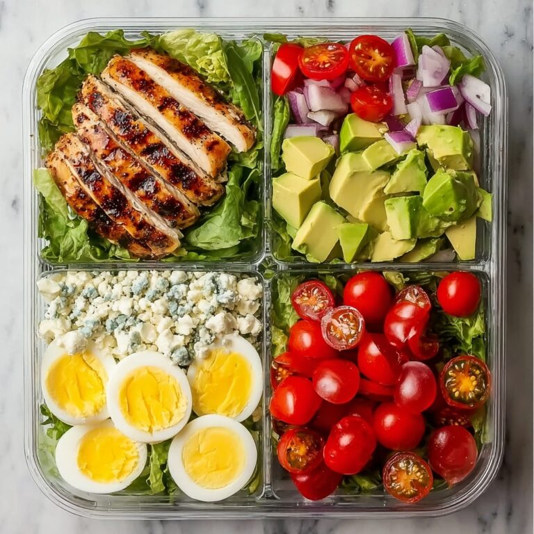 Easy Cobb Salad Meal Prep Recipe