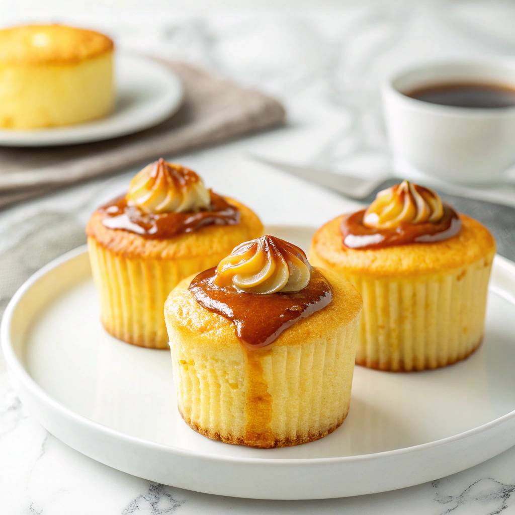 Velvety Caramel Flan Muffins Recipe - Recipe Image