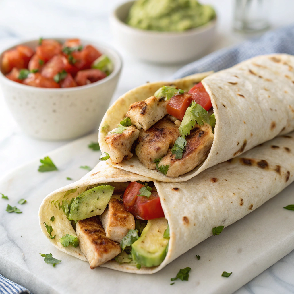 Chicken Avocado Ranch Burritos Recipe - Recipe Image
