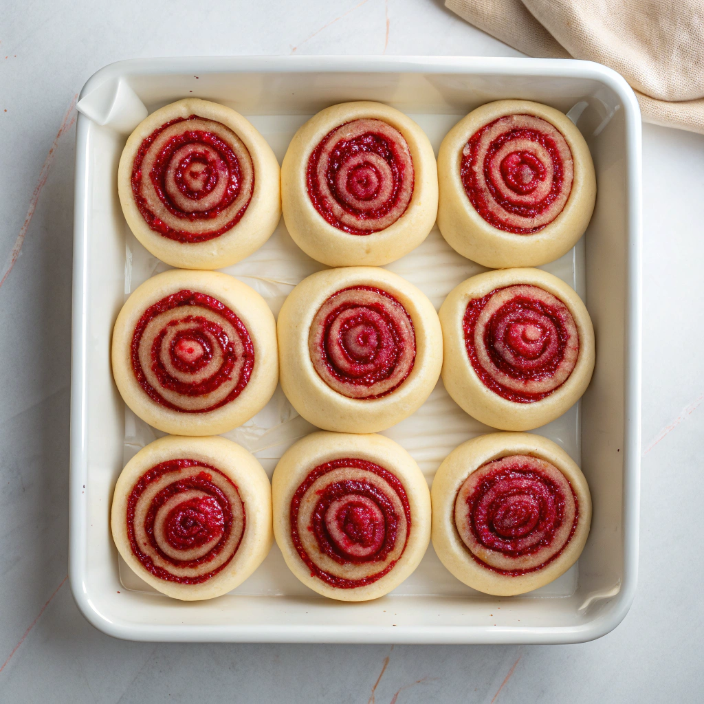Raspberry Swirl Sweet Rolls Recipe - Recipe Image
