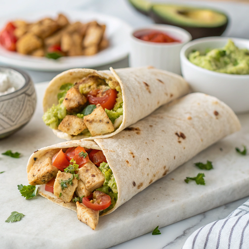 Chicken Avocado Ranch Burritos Recipe - Recipe Image