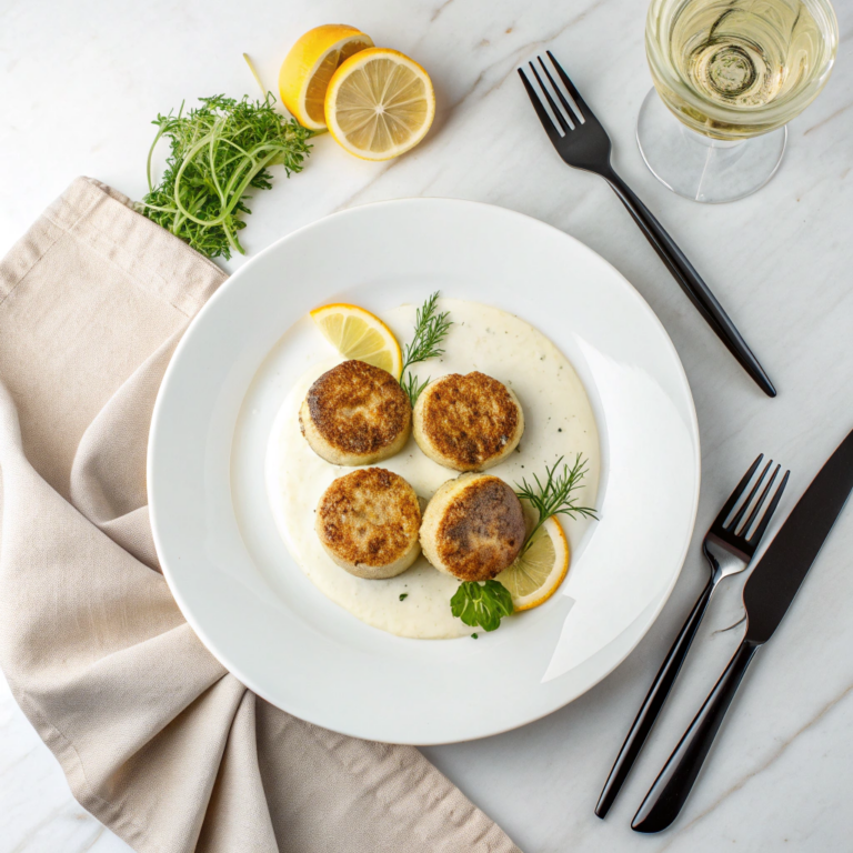 Easy Chickpea Patties with Lemon Garlic Aioli Recipe