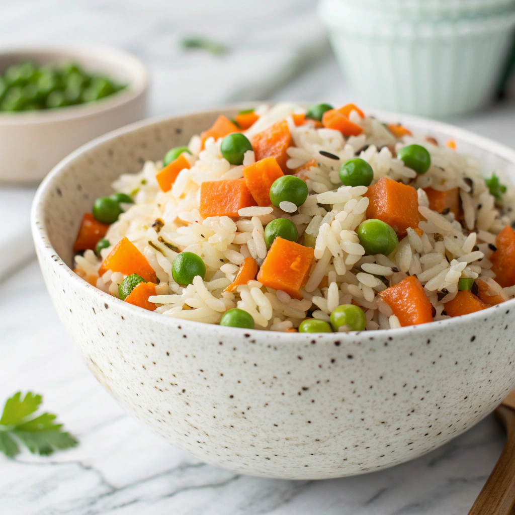 Wild Rice Pilaf with Vegetables, Cranberries, and Nuts Recipe - Recipe Image