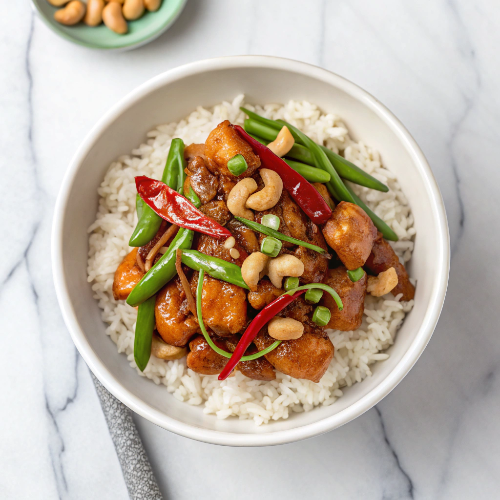 Cashew Chicken Stir-Fry Recipe - Recipe Image