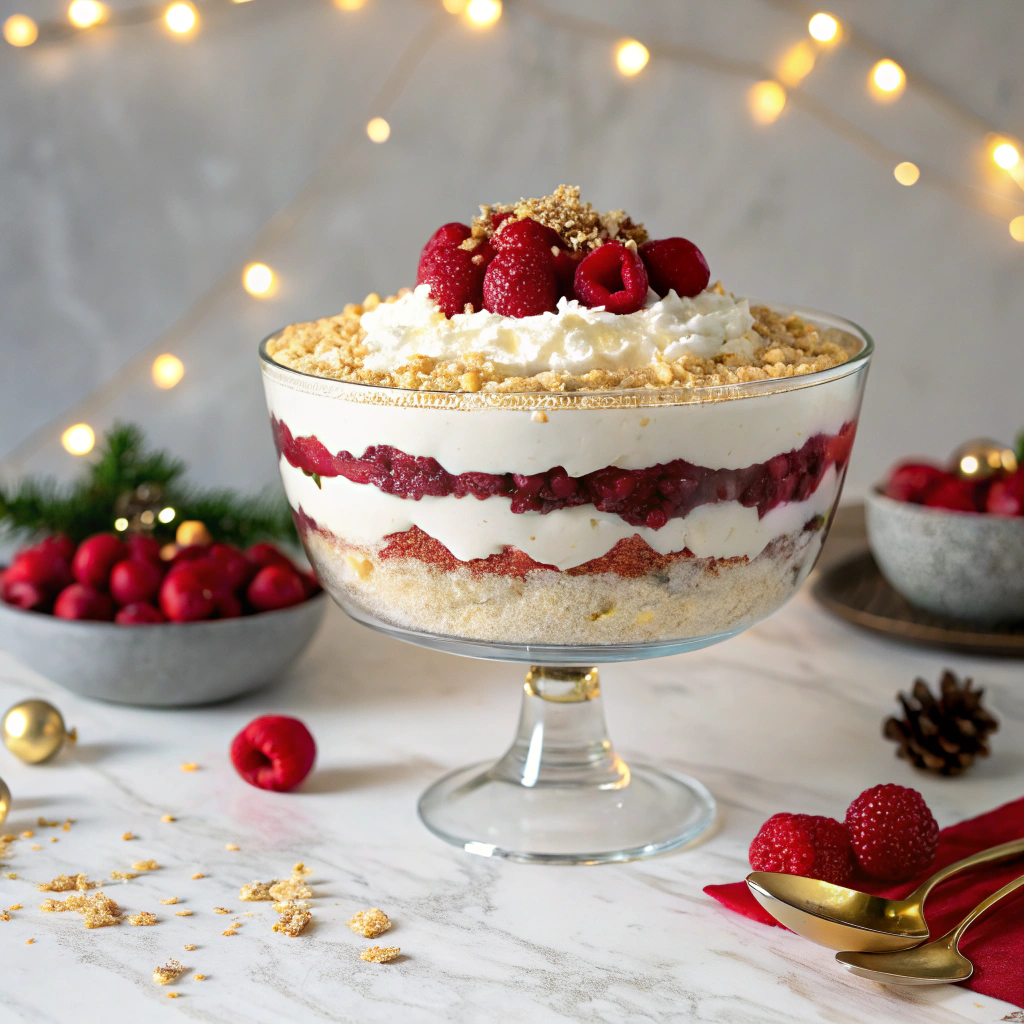 No-Bake Christmas Lasagna Trifle Recipe - Recipe Image