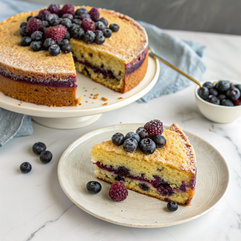 Blueberry Cream Cheese Coffee Cake Recipe