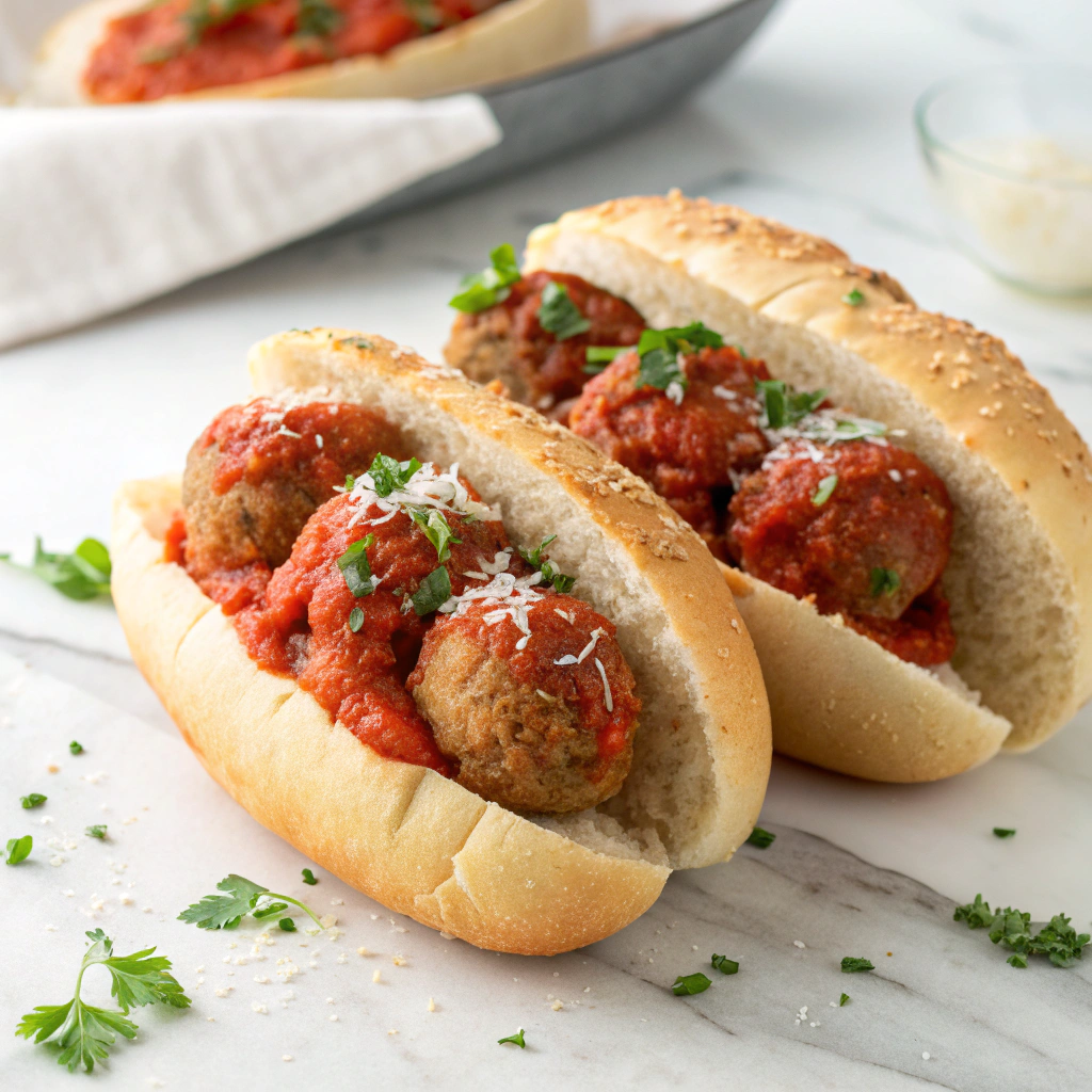 Ultimate Beefy Meatball Sub Delight Recipe - Recipe Image