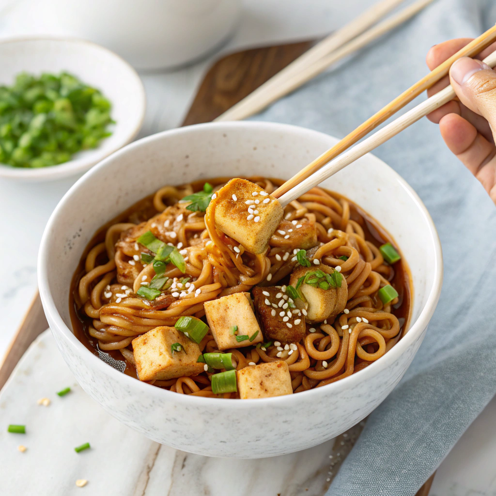 Easy Saucy Ramen Noodles Recipe - Recipe Image