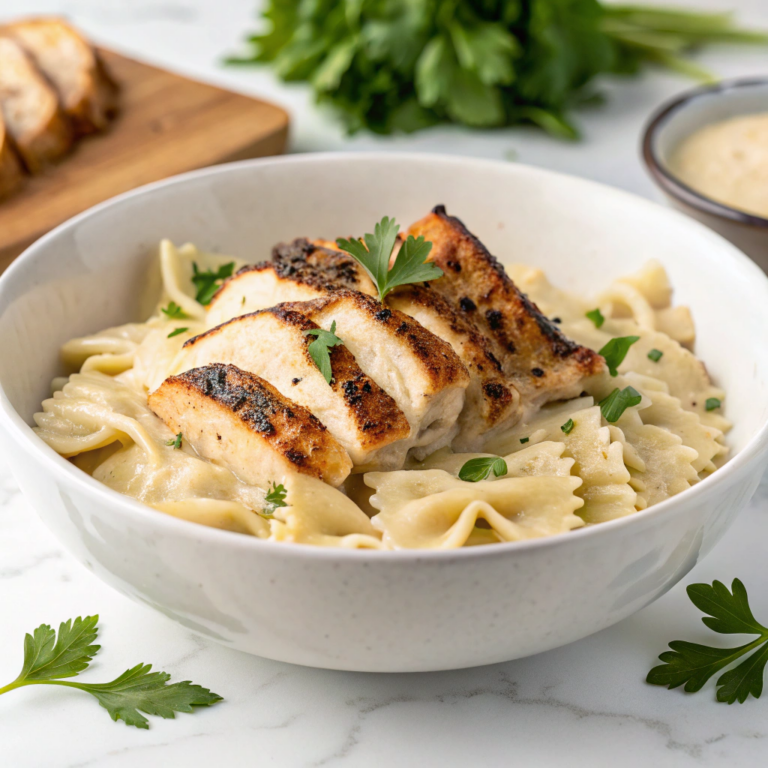 Creamy Garlic Parmesan Chicken Pasta Recipe
