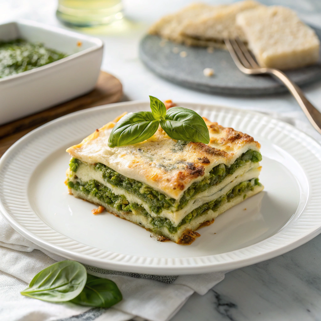 White Chicken Lasagna Recipe - Recipe Image